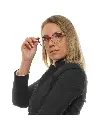 Omega Women's Red Optical Frames - One Size