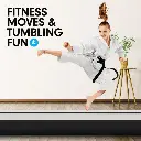 7m Airtrack Tumbling Mat Gymnastics Exercise 20cm Air Track Grey Black