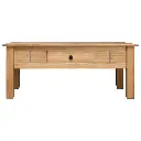 Coffee Table 100x60x45 Cm Solid Pine Wood Panama Range