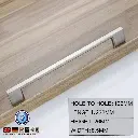 Brushed Nickel Kitchen Door Cabinet Drawer Handle Pulls 192MM