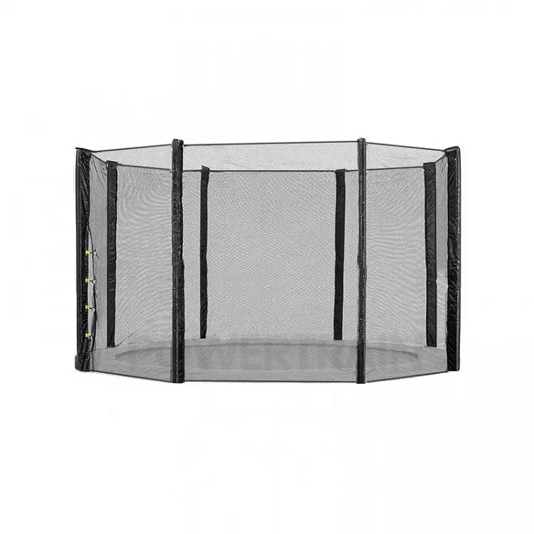 8ft Replacement Trampoline Safety Net Outdoor Enclosure 6 Pole