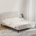Artiss Bed Frame Queen Size Beige AMMY