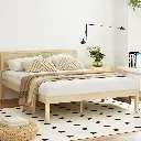 Artiss Bed Frame Queen Size Wooden Base Mattress Platform Timber Pine YUMI