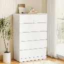 Artiss 6 Chest of Drawers - PEPE White
