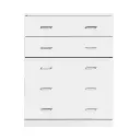 Artiss 6 Chest of Drawers - ANDES White