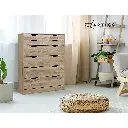 Artiss 6 Chest of Drawers - MYLA Oak