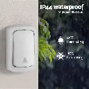 UL-tech Wireless Doorbell Plugin Receiver
