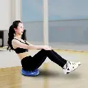 Powertrain Yoga Stability Disc Home Gym Pilate Balance Trainer Blue