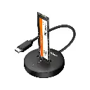 mbeat H1 USB 3.2 Gen2 10Gbps M.2 NVMe & SATA SSD Mini Dock (Black)