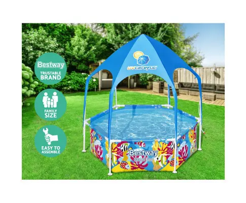 Bestway Kids Steel Pro™ Mist Shade Pools