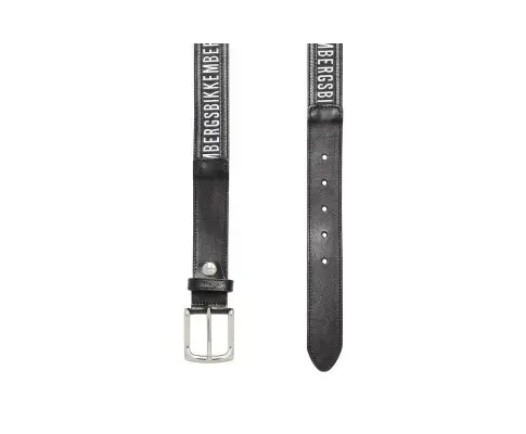 Bikkembergs Mens Belt - Black Calfskin 105 cm