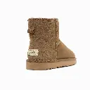Ugg Boots Genuine Australian Sheepskin Unisex Mini Classic Suede (Olive, EU43)