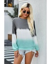 Azura Exchange Color Block Tie Dye Sweatshirt