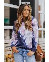 Azura Exchange Kangaroo Pocket Tie-dye Hoodie