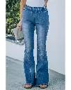 Azura Exchange Distressed Bell Bottom Denim Pants