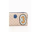 Trussardi Zip Wallet with 70s Print and Numeric Patch One Size (Men)