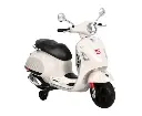 Kids Electric Ride On Car Motorcycle Motorbike Vespa Licensed GTS White