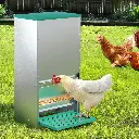 Giantz Automatic Chicken Feeder Port Coop Chick Poultry Treadle Self Opening