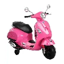 Kids Electric Ride On Car Motorcycle Motorbike Vespa Licensed GTS Pink