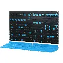 Giantz 54 Storage Bin Rack Wall Mounted Tools
