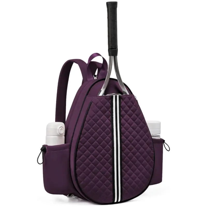 Purple Lightweight Waterproof Tennis Racket Backpack