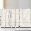 Artiss 8 Panel Room Divider Screen 326x170cm Woven White