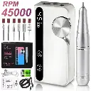 White Portable Rechargeable Electric Nail Drill