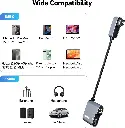 BENFEI USB C to Audio Jack Adapter with 60W Fast Charging
