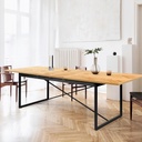 Levede Dining Table Extendable Rectangle Kitchen