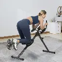 Centra Foldable Adjustment Ab Machine Black