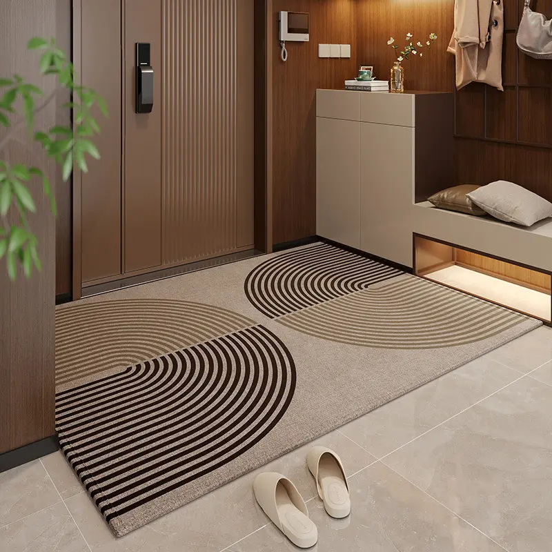 50*80cm Brown Style 5 Geometric Patterns Outdoor Entryway Mat