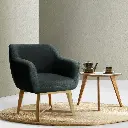Artiss Armchair Tub Chair Charcoal Aston