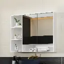 Cefito Bathroom Mirror Cabinet 100CM Vanity Medicine Wall Mounted Storage White