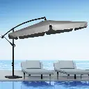 Mountview 3M Cantilever Umbrella Outdoor Grey With Base