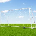Everfit 12FT Soccer Football Goal Net UPVC Frame with PE Mesh Weatherproof