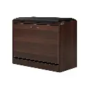 Artiss Shoe Rack Cabinet Bench 15 Pairs Walnut Kyla