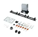 Electric Sliding Gate Opener 550W 0.74HP for 2m Gates w/ 6 Remotes & APP