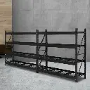 Giantz 4Mx2M Garage Shelving Warehouse Rack Pallet Racking Storage Shelve Black