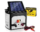 Giantz 8km Solar Power Electric Fence Charger Energiser 0.3J White