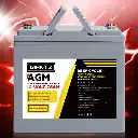 Giantz AGM Deep Cycle Battery 12V 75Ah Box Portable Solar Caravan Camping