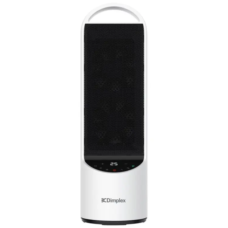 Dimplex 2kW Personal DC Digital Ceramic Heater in Black and White