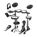 Karrera 18S Electronic Drum Kit Quiet Mesh Pads 8 Dual-Trigger Snare Bluetooth 300+ Sounds