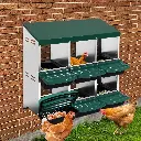 Pawz Chicken Hen Coop Hutch 6 holes