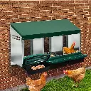 Pawz Chicken Hen Coop Hutch 3 holes