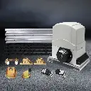 Electric Sliding Gate Opener 1200KG Auto Remote Hardware Kit Rail 4M