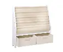 Keezi 4 tier Kids Bookshelf Wooden Bookcase Children Toy Organiser Display Rack