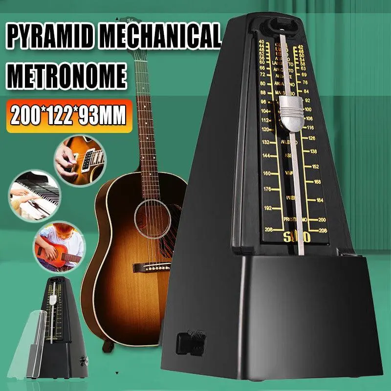 Universal Pyramid Mechanical Metronome For Guitar Violin Piano Bass Drum