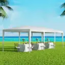 Instahut Gazebo 3x9 Wedding Party Marquee Tent Outdoor Event Camping Shade White