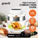 Pronti 17L Digital Family Turbo Convection Oven Broiler Cooker - White