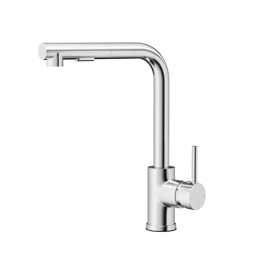 Cefito Kitchen Mixer Tap Pull Out Rectangle 2 Mode Sink Basin Faucet Swivel WELS Chrome